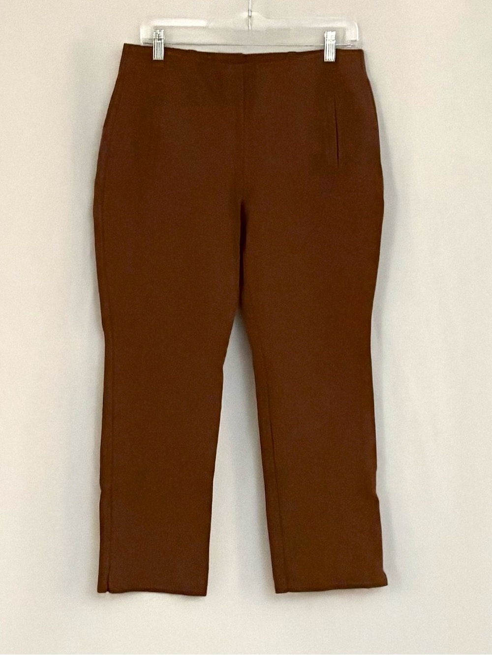 Chico's Women's Rust Brown Slim Dress Pants